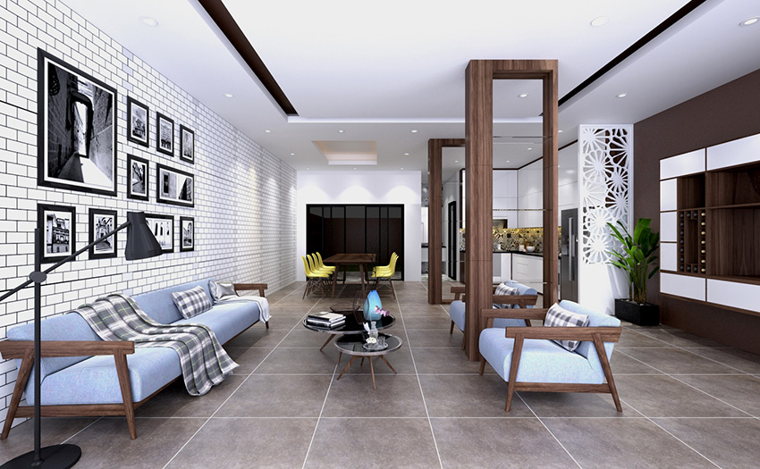 THIẾT KẾ KIẾN TRÚC NHÀ LÔ PHỐ TUYÊN QUANG 80M2