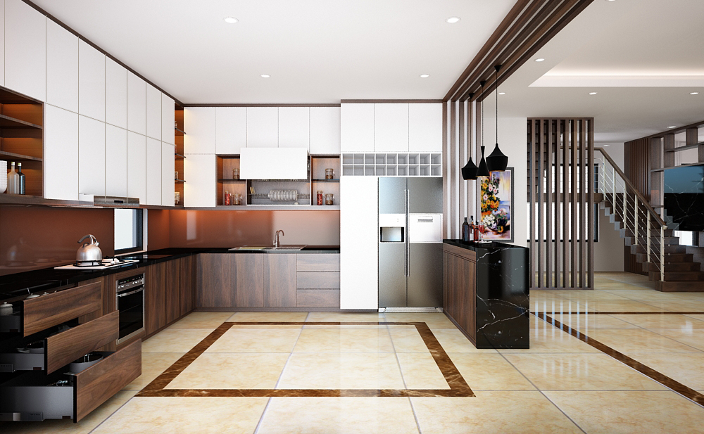 THIẾT KẾ KIẾN TRÚC NỘI THẤT BIỆT THỰ 150M2 TẠI TUYÊN QUANG